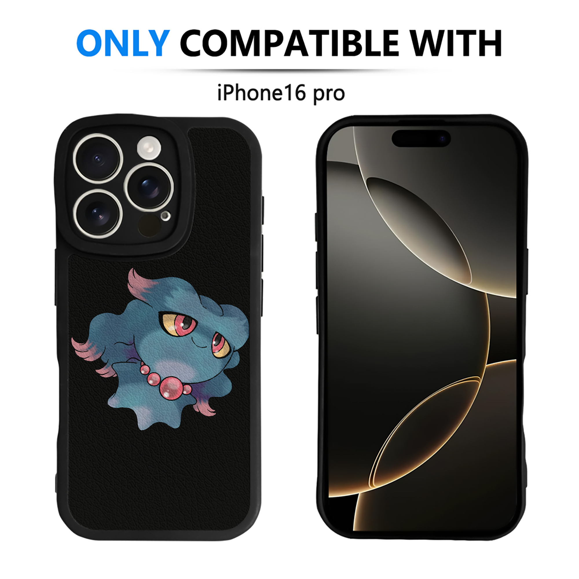 （画像用） ポケットモンスター Pokémon 【iPhone 16シリーズ対応】シリコンスマホケース（レザー調） 材質：シリコン